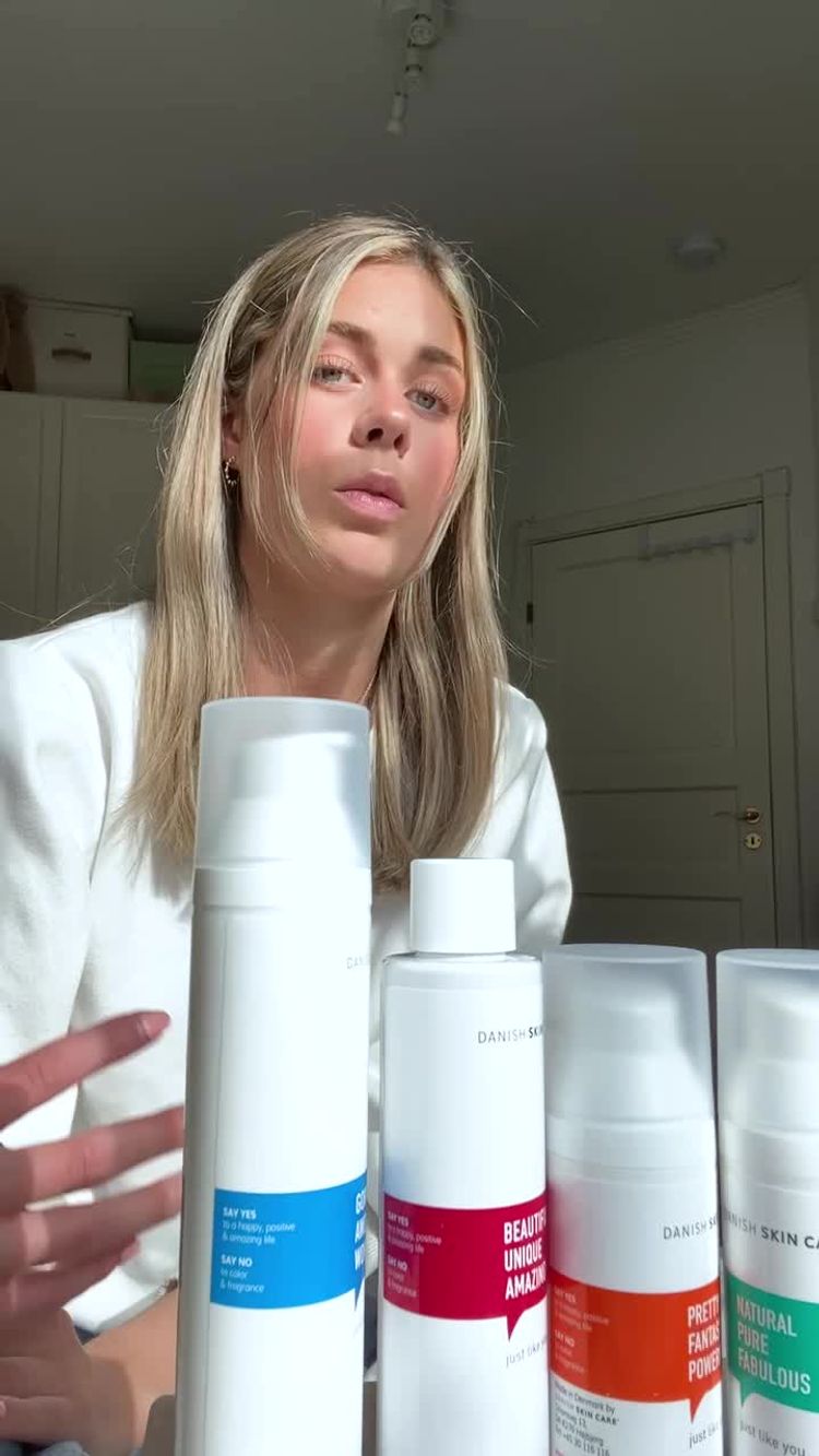 Kosmetik Video af Emelie for Danish Skin Care