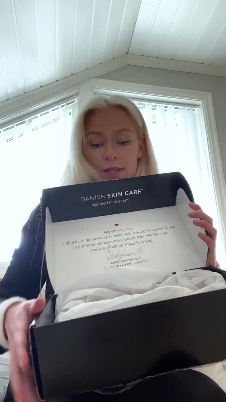 Cosmetics Video of Marthe for Danish Skin Care