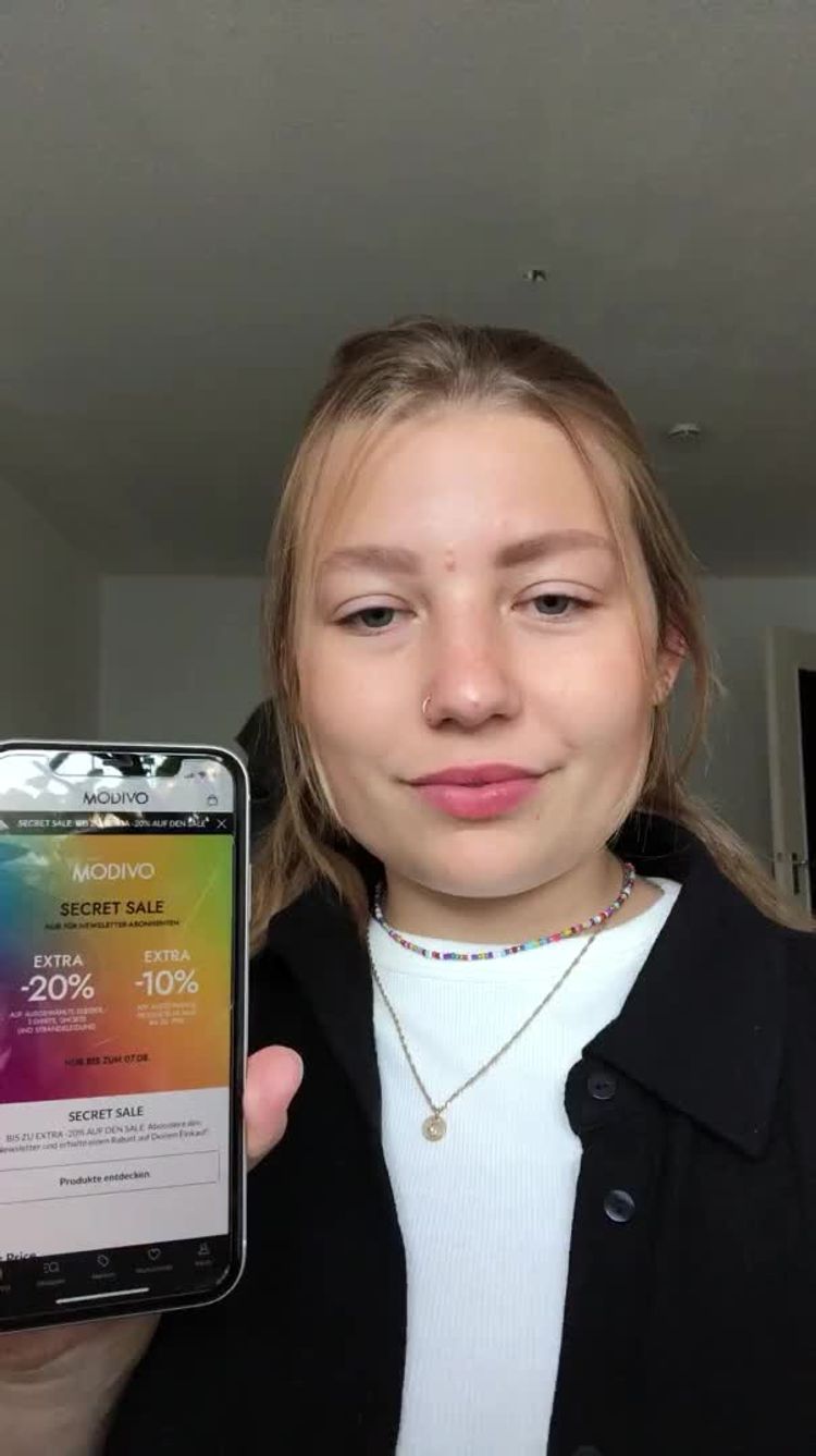 Mode Video von Hannah für Modivo App