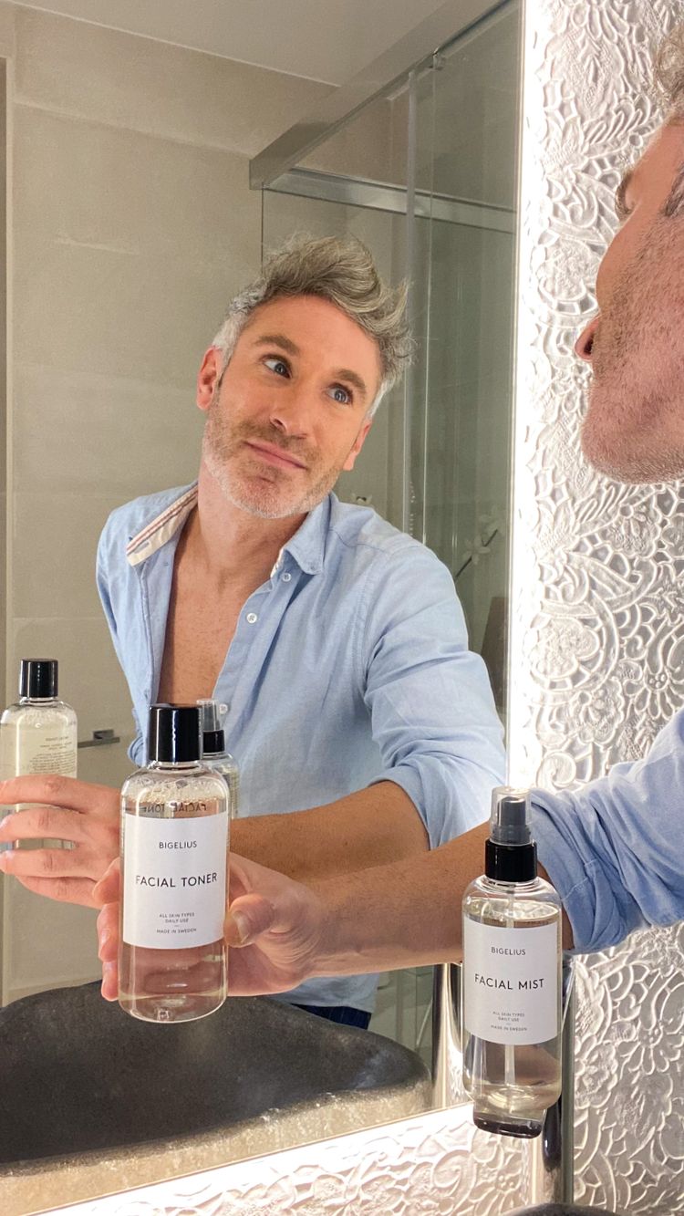 Cosmetics Photo of Eduardo for Bigelius Skincare