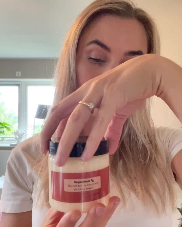Hudvård Video av Sara för RepairHair